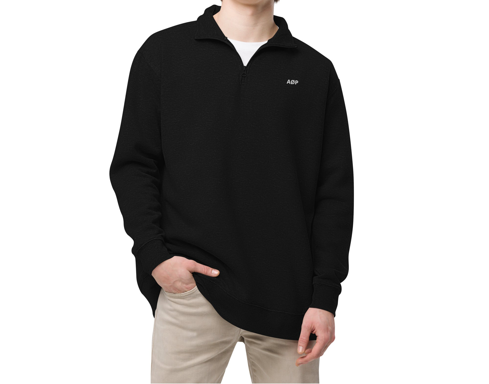 AØP Esso fleece pullover - Black