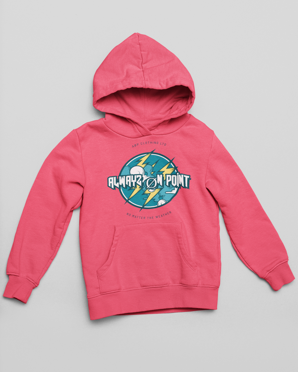 AØP Kid’s signature hoodie - Candyfloss Pink
