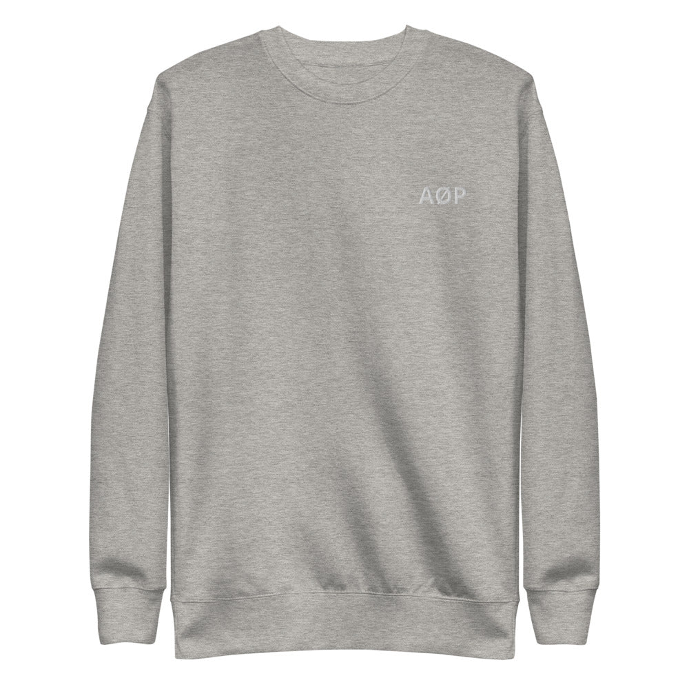 AØP SF sweatshirt - Grey/White