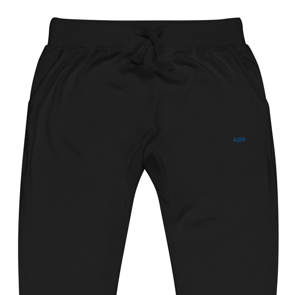 AØP Evi joggers - Black/Royal blue