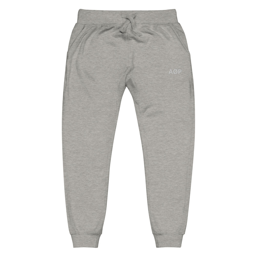 AØP SF joggers - Carbon grey/White