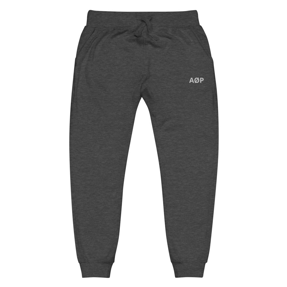 AØP SF joggers - Charcoal grey/White