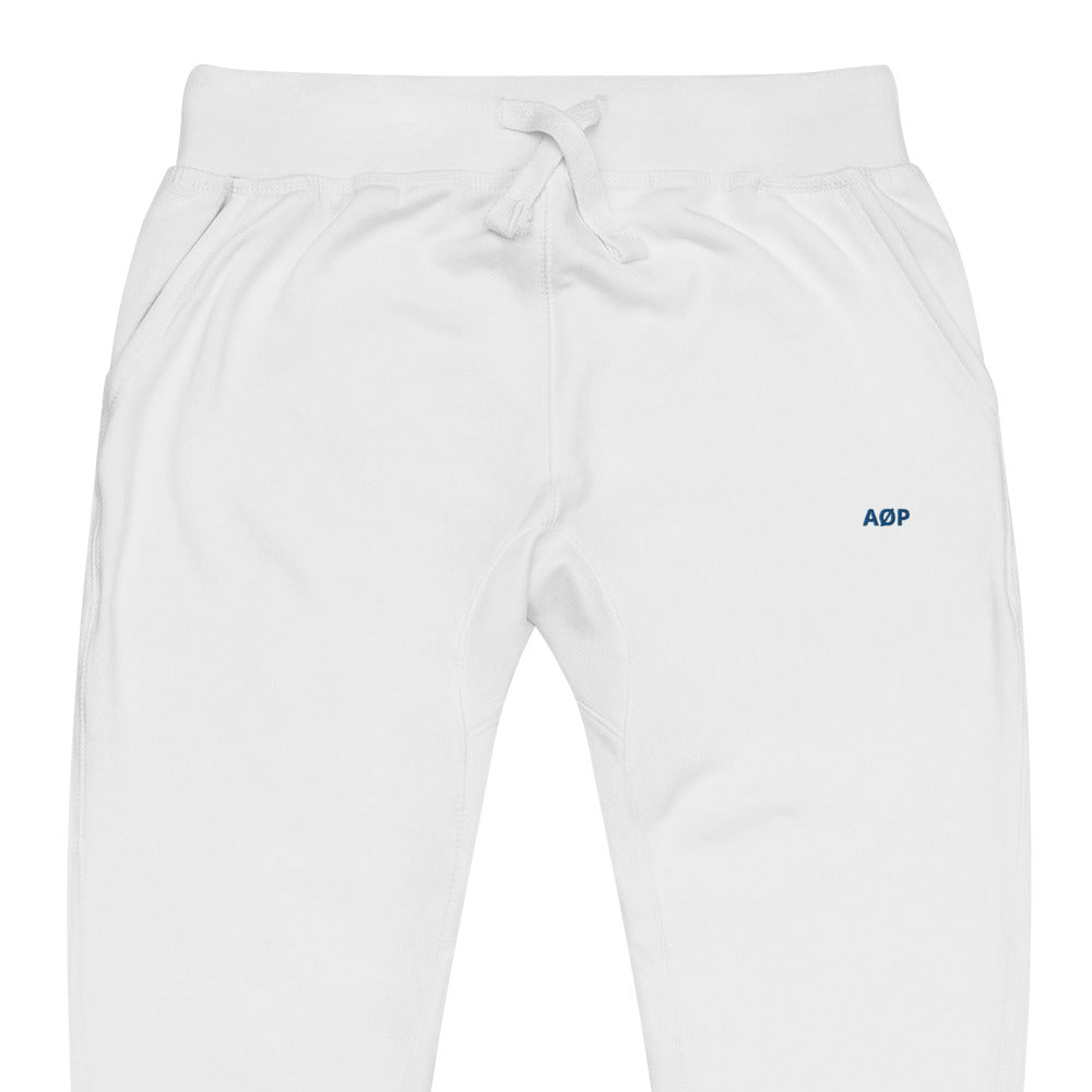 AØP Evi joggers - White/Royal blue