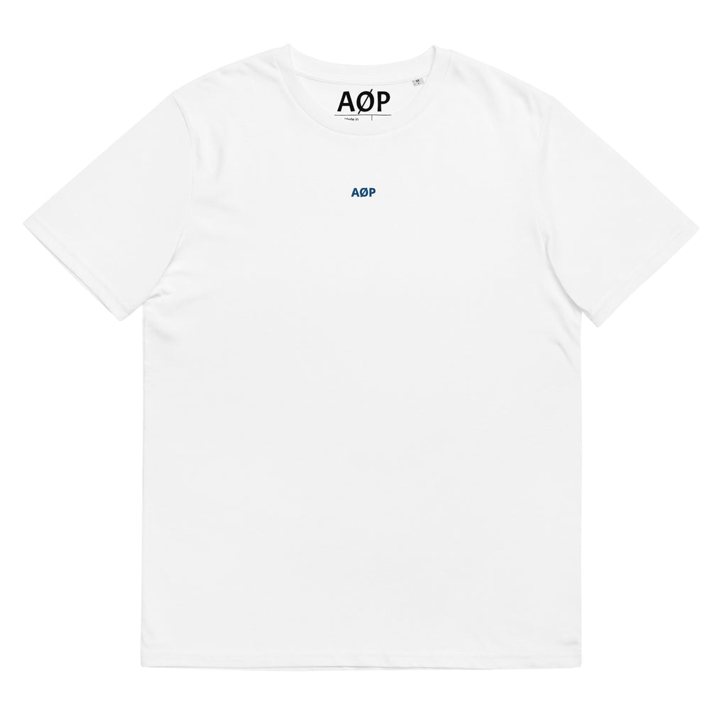AØP Evi T-shirt - White/Royal blue