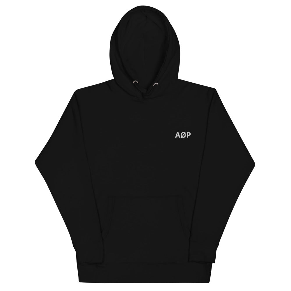 AØP SF hoodie - Black/White