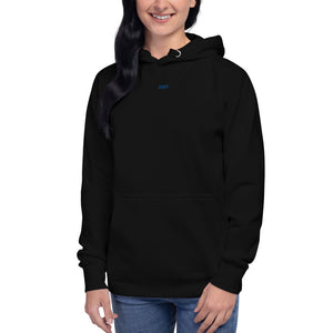 AØP Evi Hoodie - Black/Royal blue