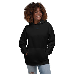 AØP Evi Hoodie - Black/Royal blue