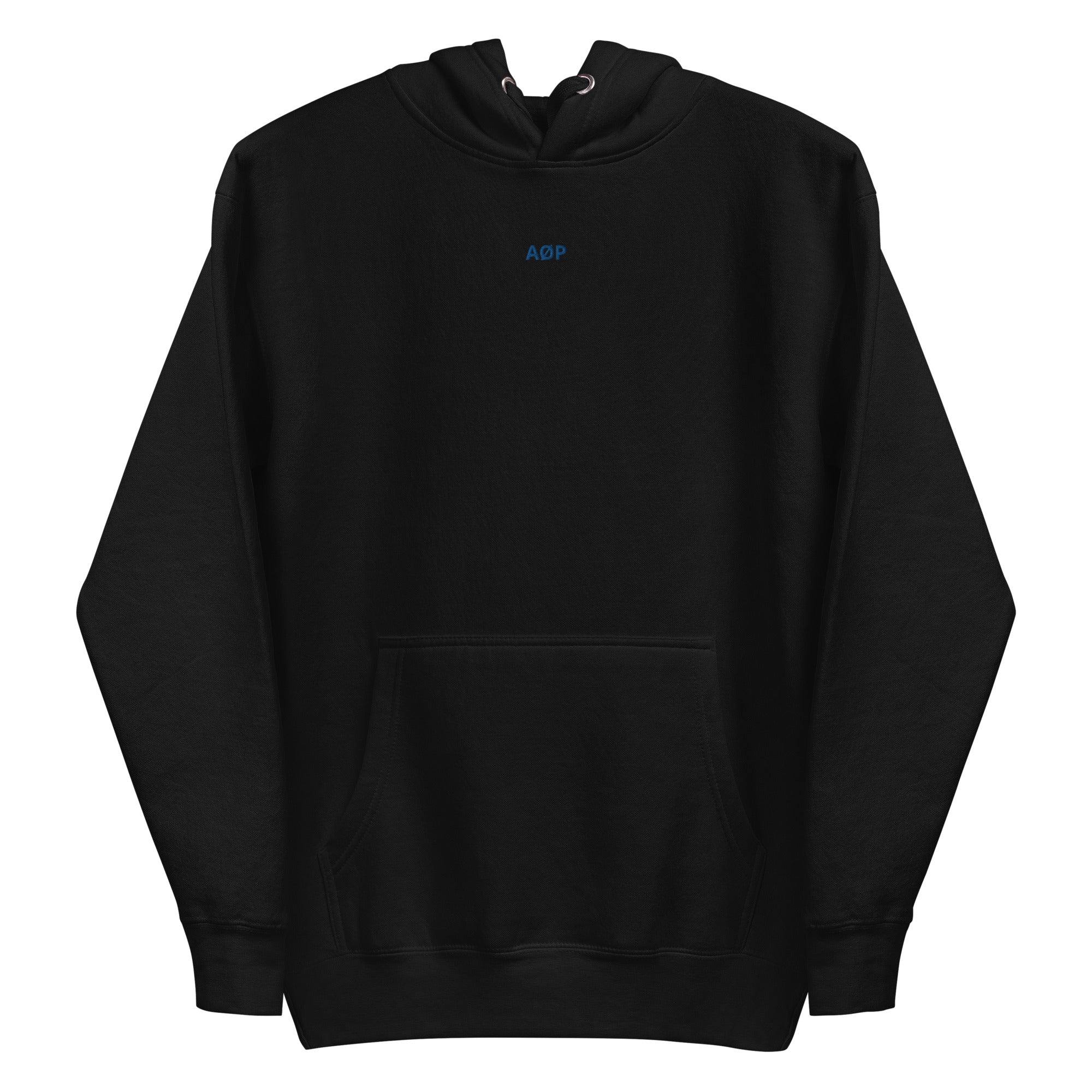 AØP Evi Hoodie - Black/Royal blue