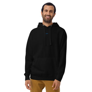 AØP Evi Hoodie - Black/Royal blue