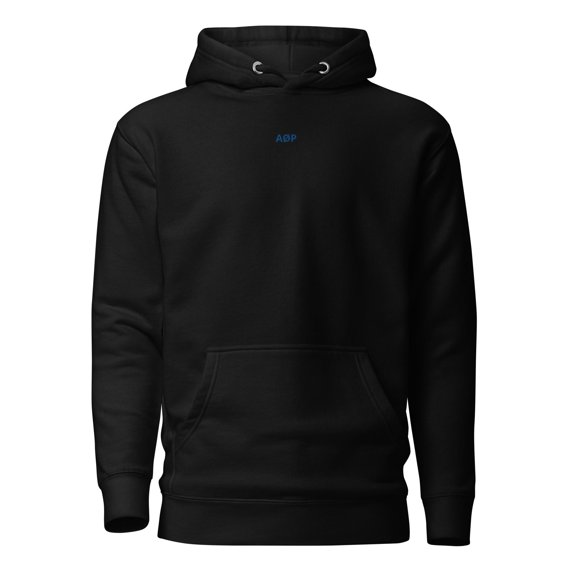 AØP Evi Hoodie - Black/Royal blue