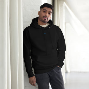 AØP Evi Hoodie - Black/Royal blue