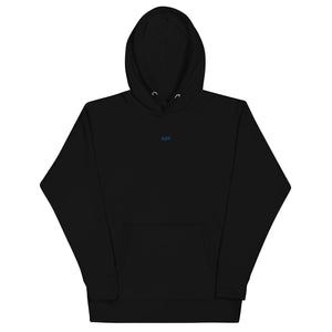 AØP Evi Hoodie - Black/Royal blue