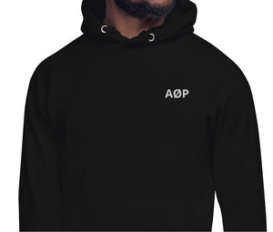 AØP SF hoodie - Black/White