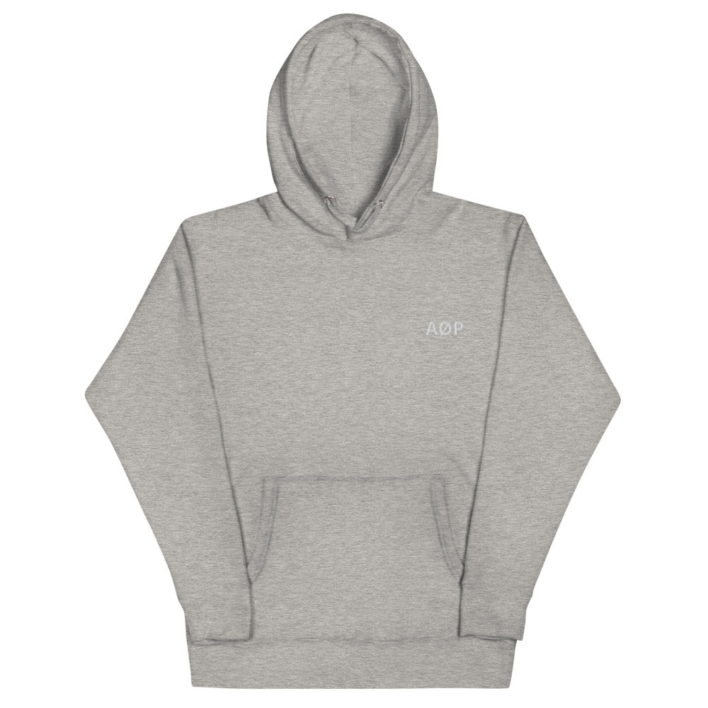 AØP SF hoodie - Grey/White