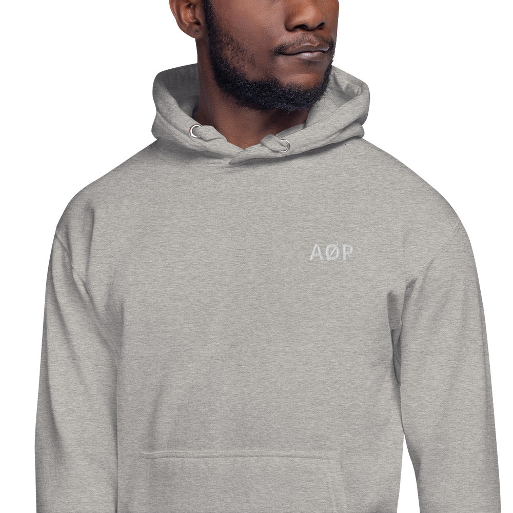 AØP SF hoodie - Grey/White