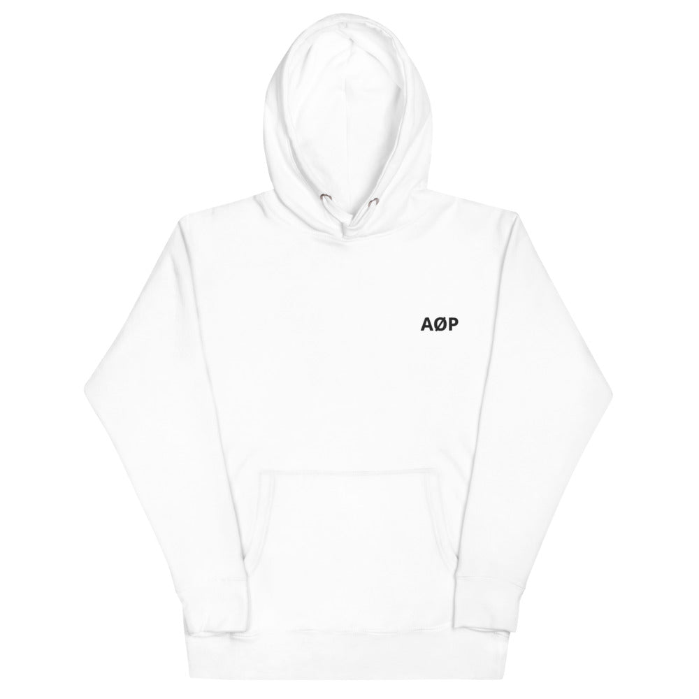 AØP SF hoodie - White/Black