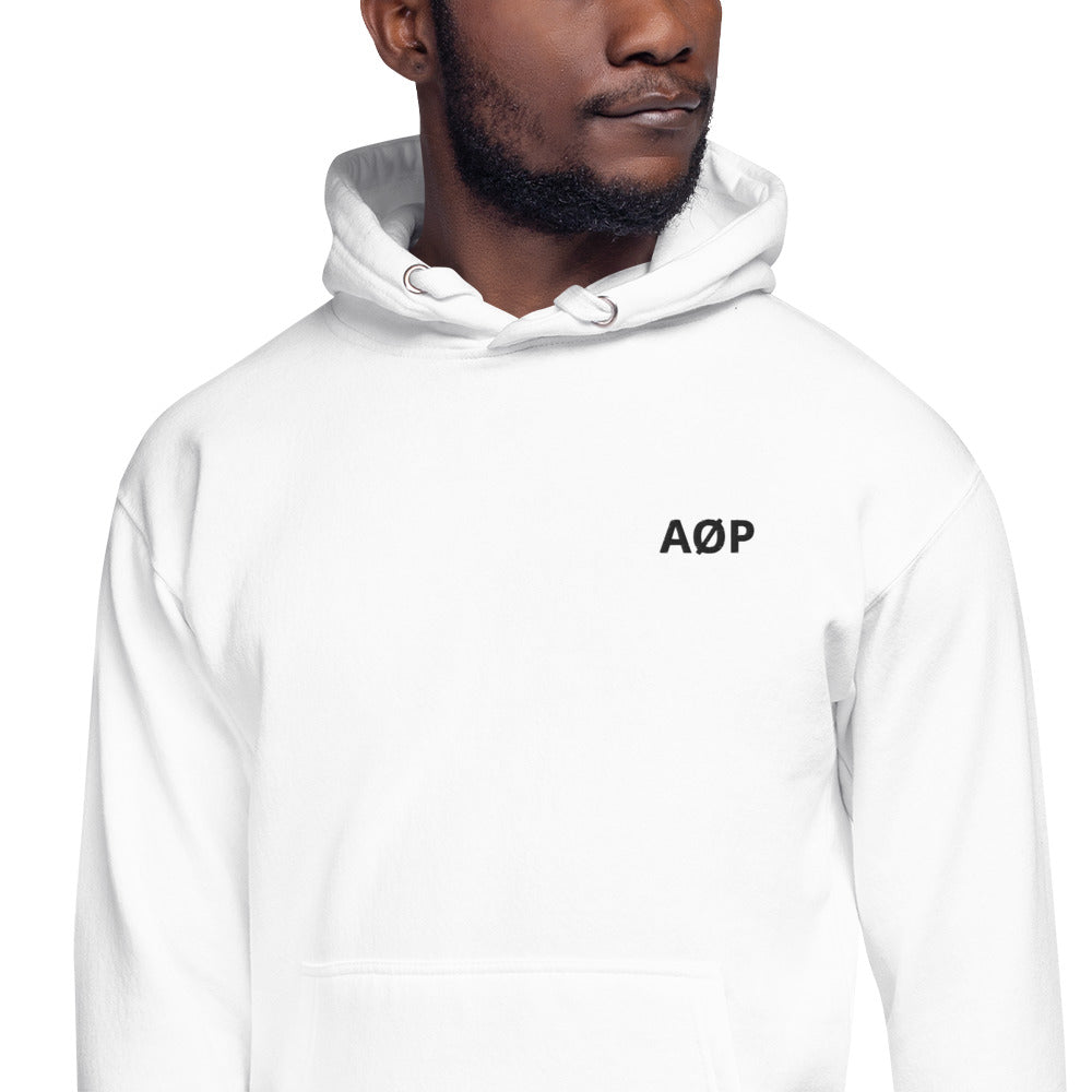 AØP SF hoodie - White/Black